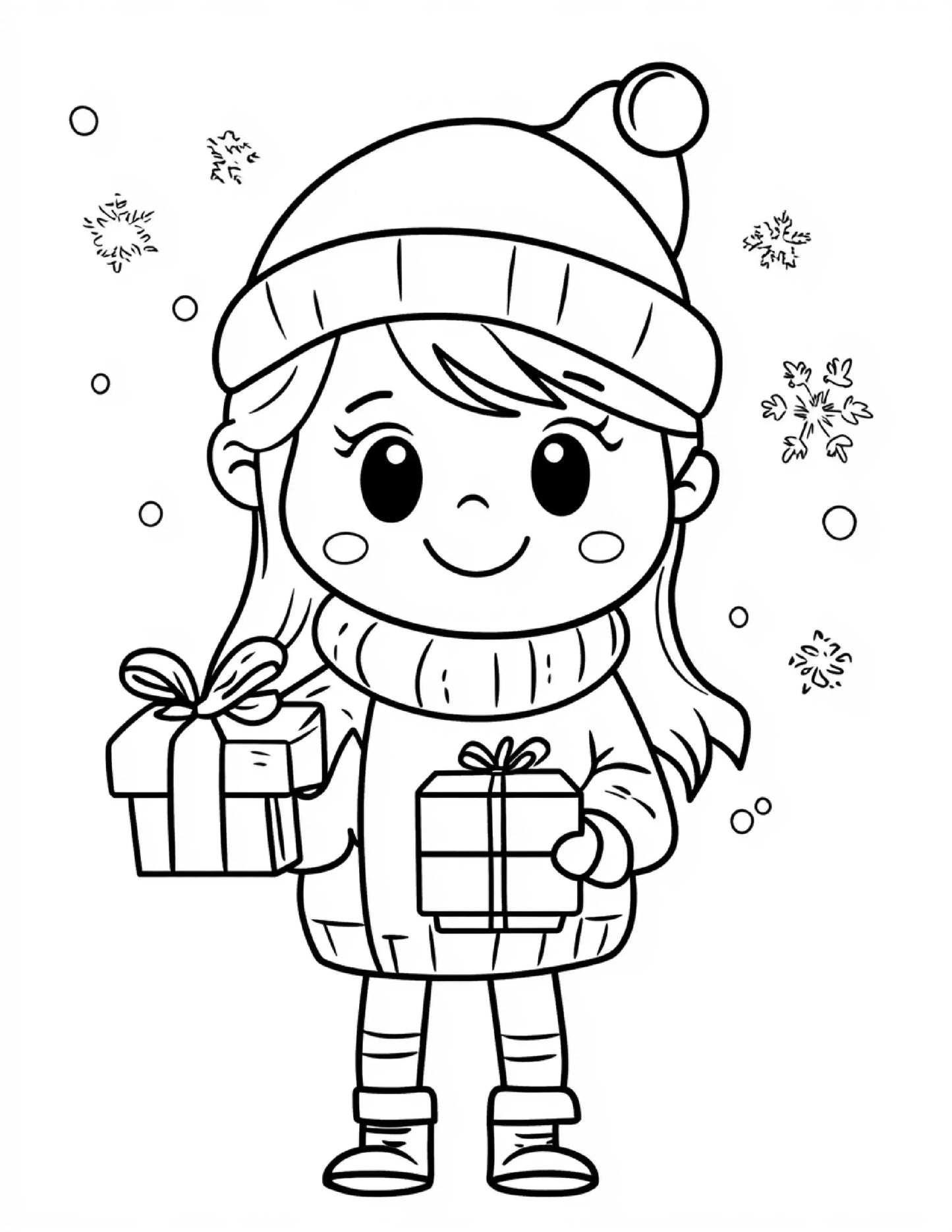 300 Christmas Coloring Pages for Kids-Robs Books
