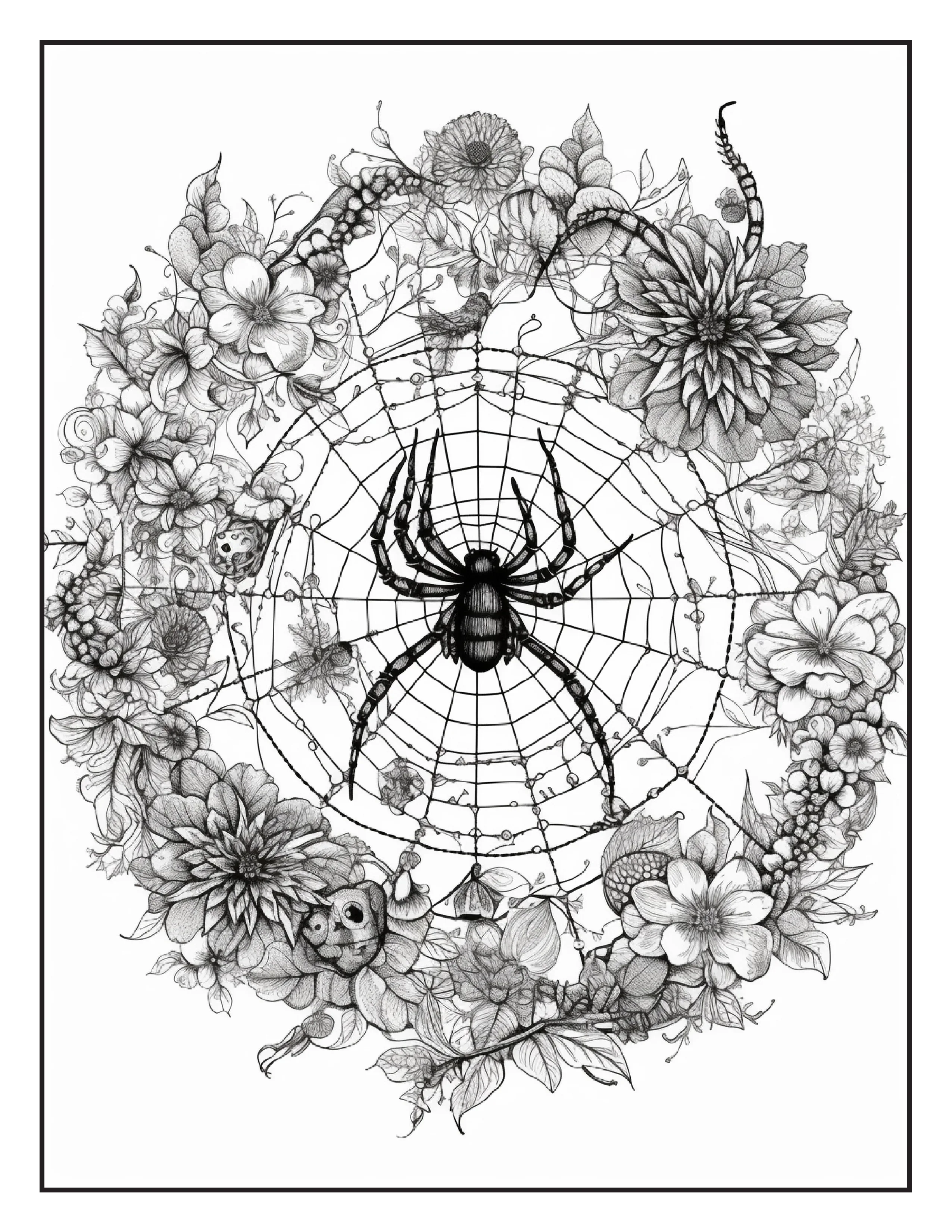 120 Halloween Mandala Coloring Pages - Robs Books