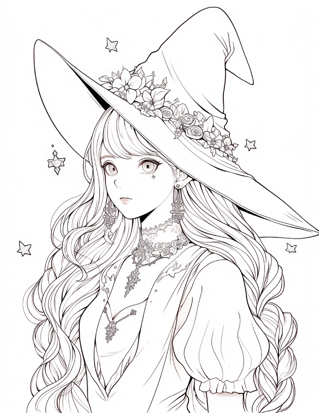 220 Halloween Witch Coloring Pages For Adults 1 - Robs Books