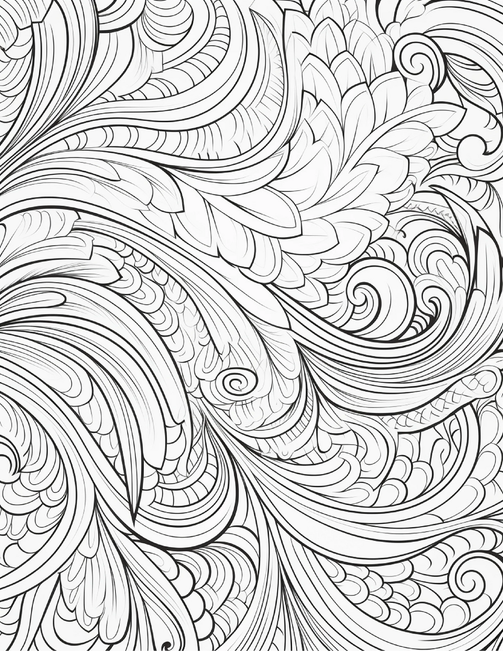 100 Zentangle Pattern Coloring Pages for Adults - Robs Books