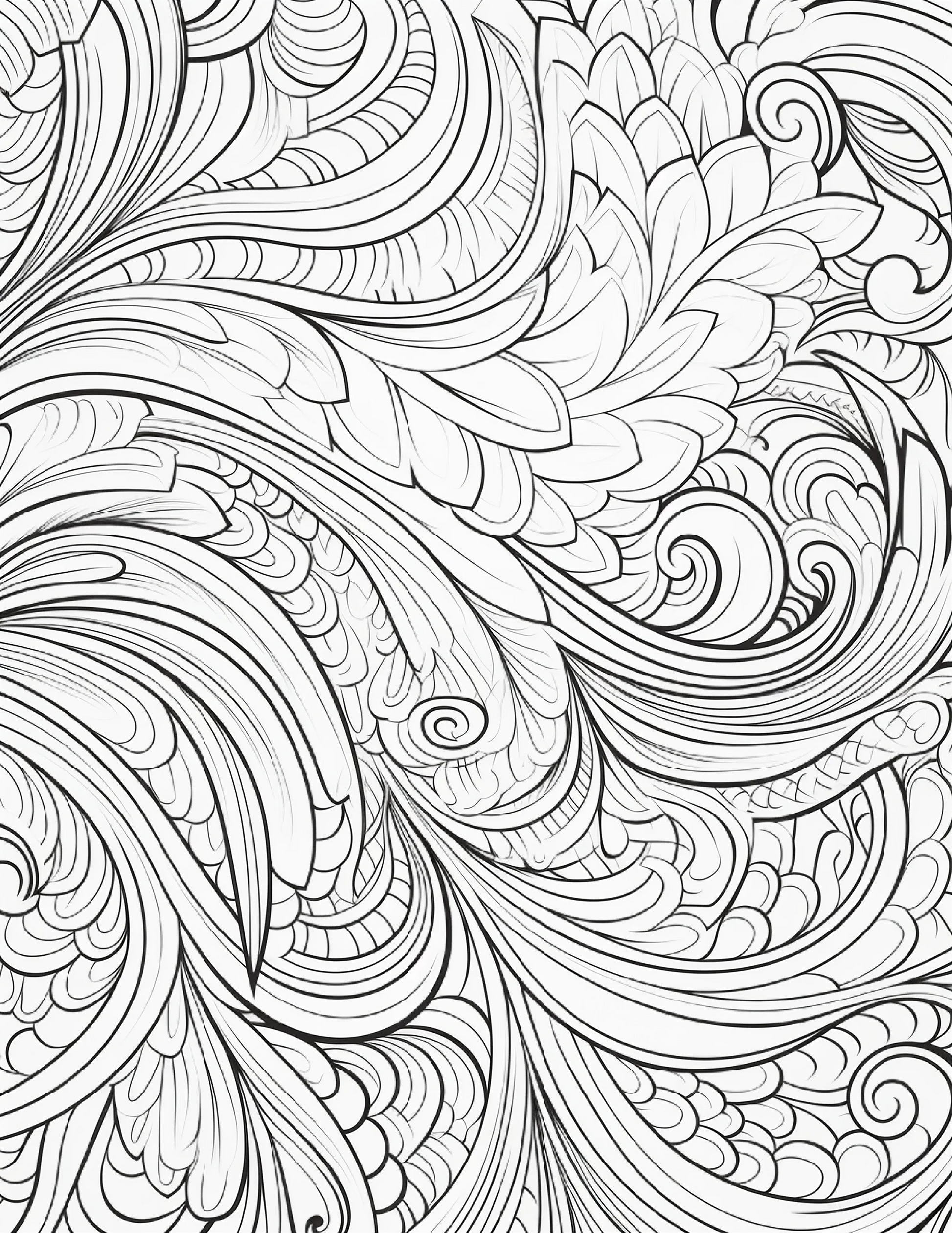 100 Zentangle Pattern Coloring Pages for Adults-Robs Books