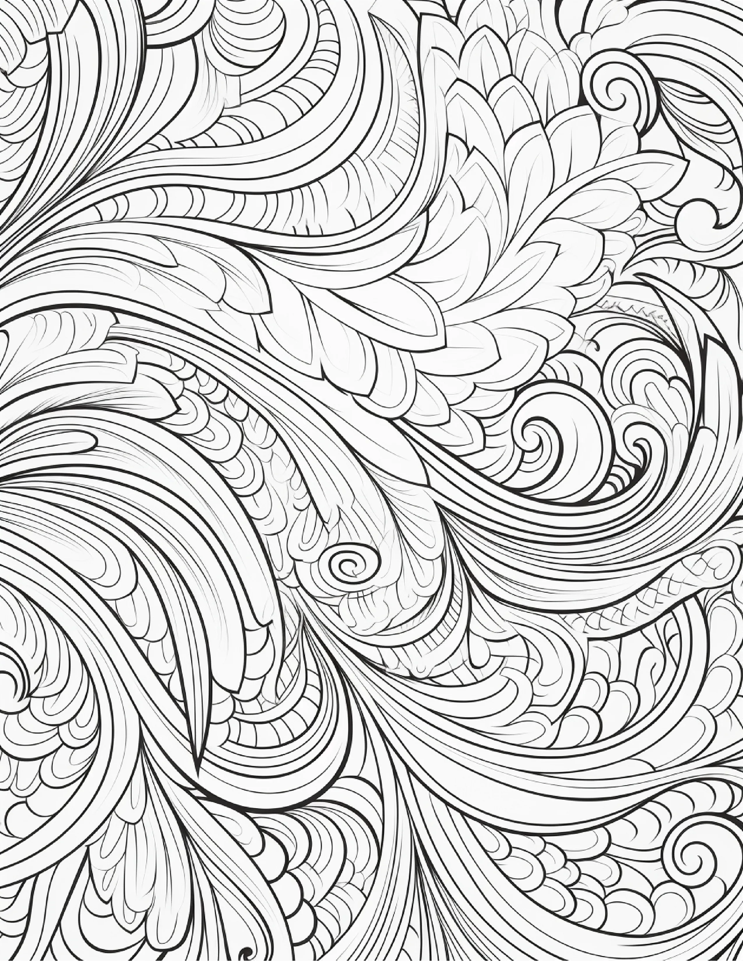 100 Zentangle Pattern Coloring Pages for Adults - Robs Books
