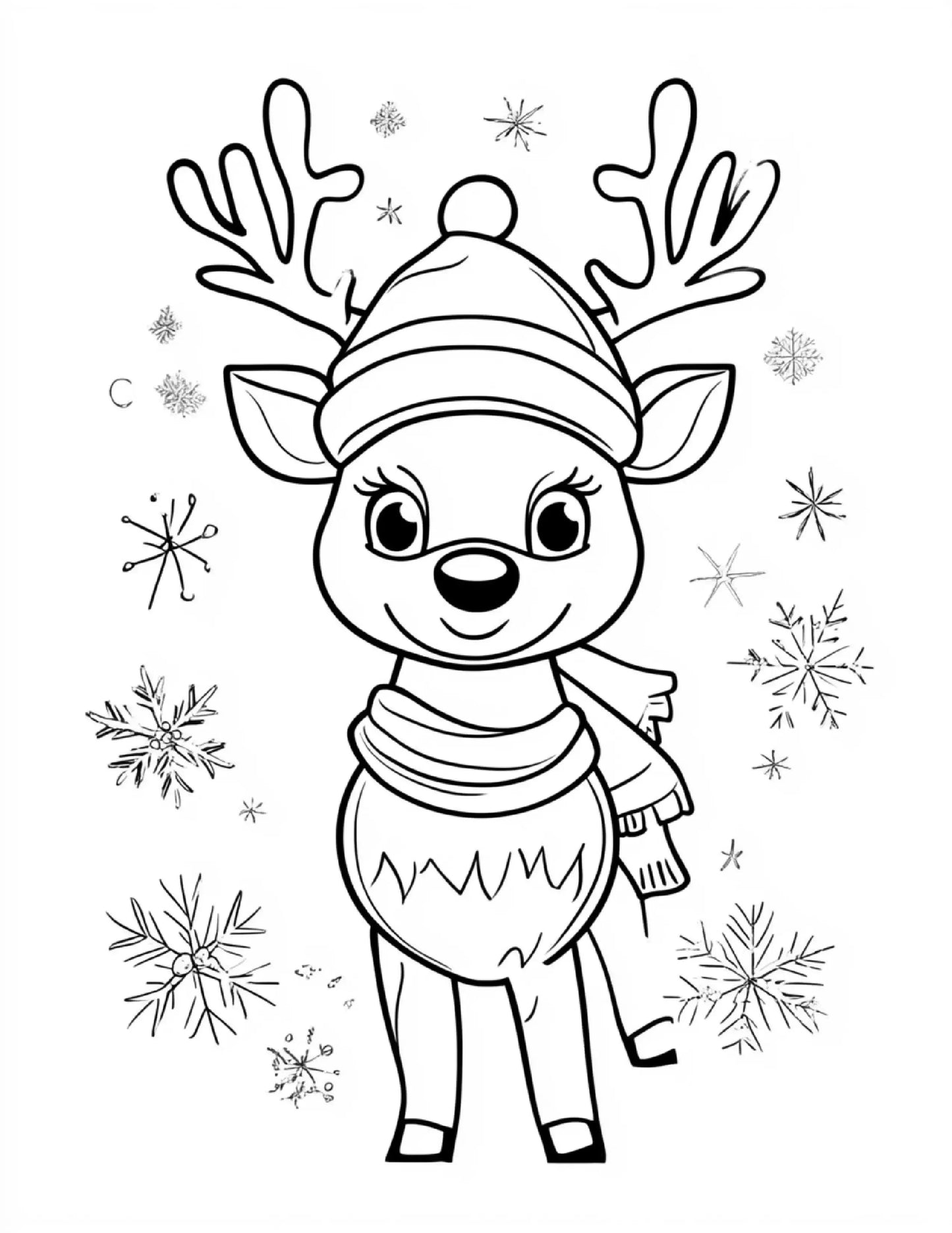 300 Christmas Coloring Pages for Kids-Robs Books