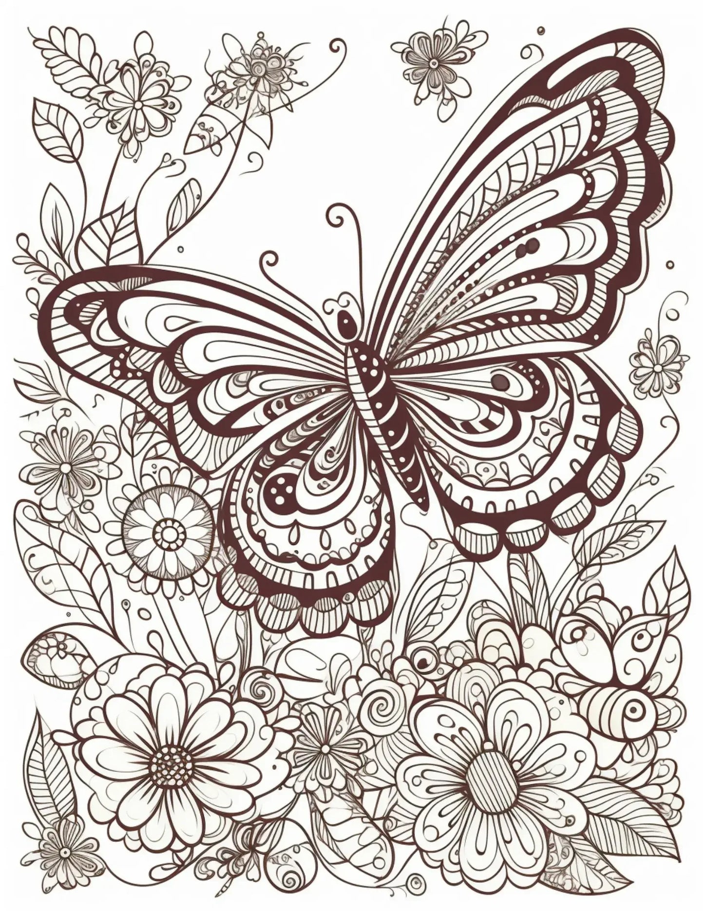 50 Butterfly Pages-Robs Books