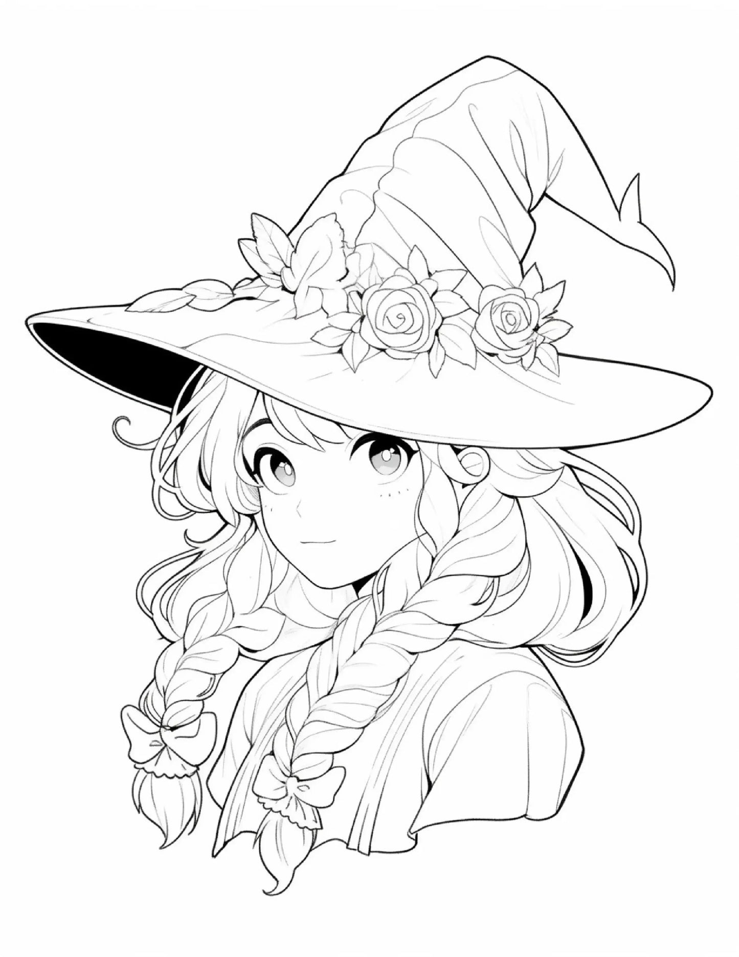 220 Halloween Witch Coloring Pages For Adults 1-Robs Books