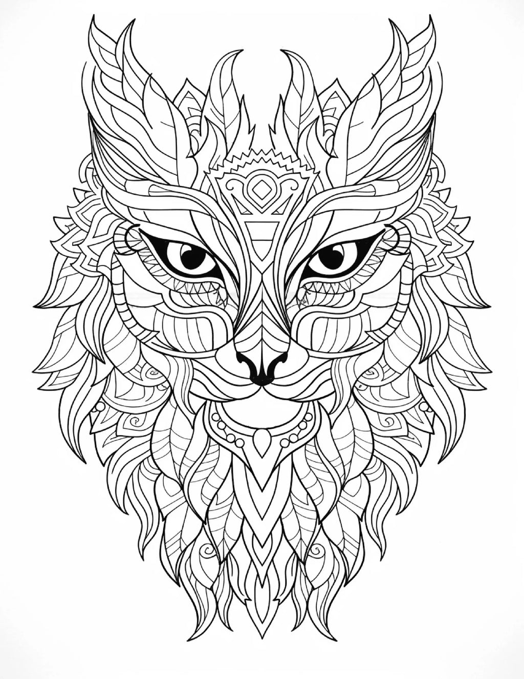 Animal mandala coloring pages for Adults 2 - Robs Books