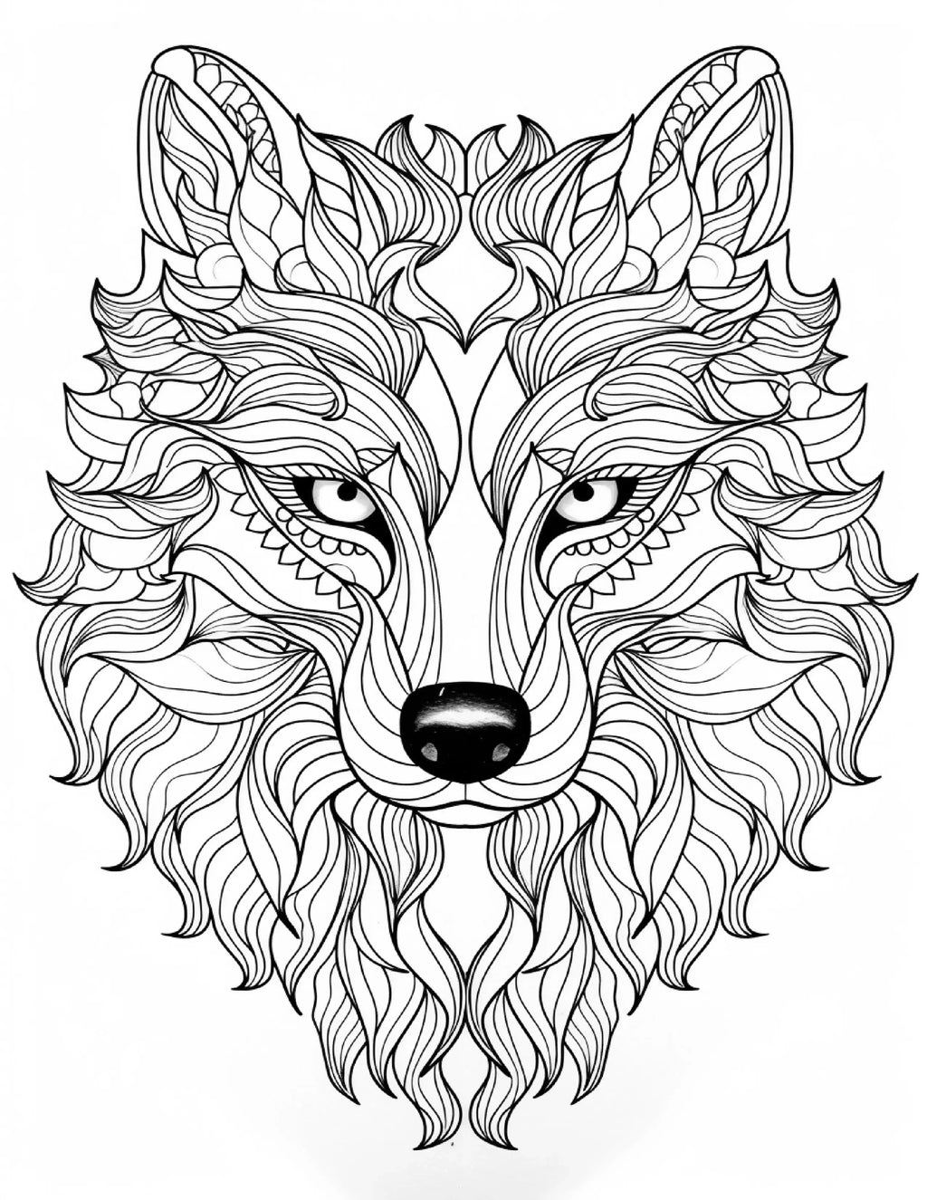 Animal mandala coloring pages for Adults 2 - Robs Books