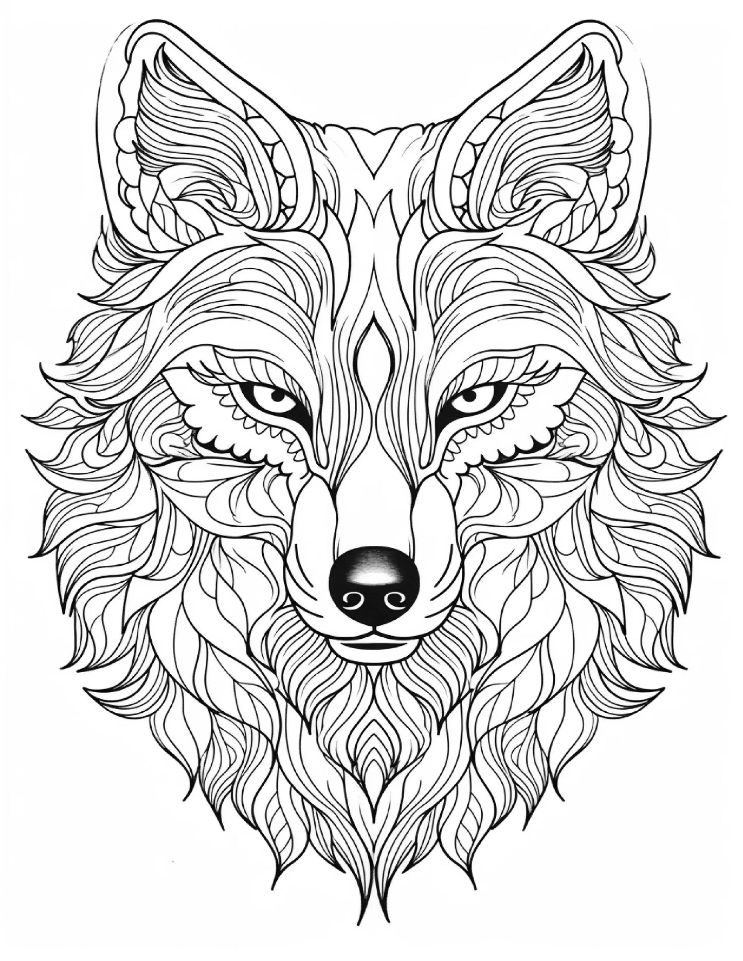 Animal mandala coloring pages for Adults 2-Robs Books