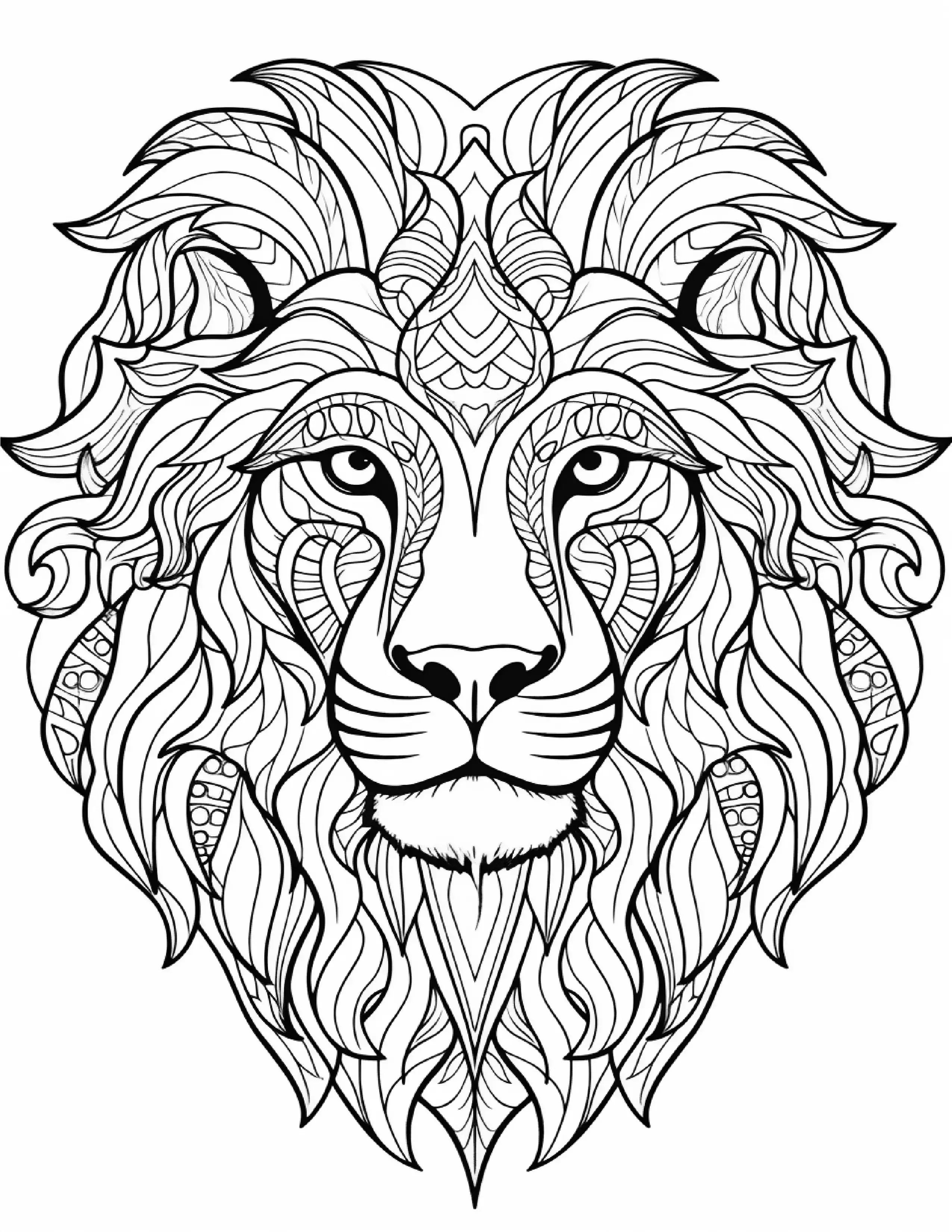 Animal mandala coloring pages for Adults 2 - Robs Books