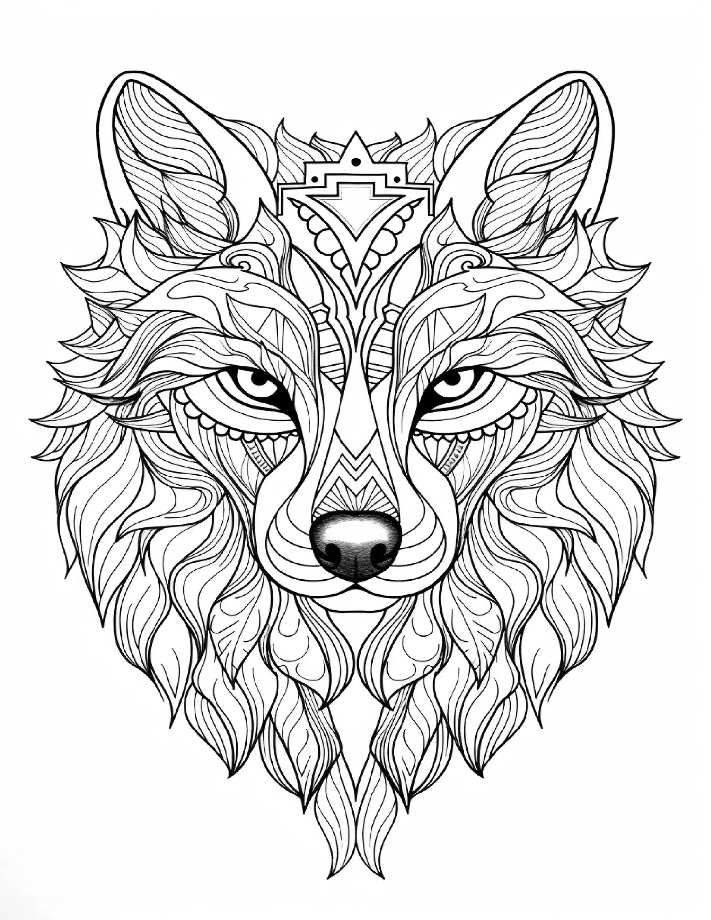 Animal mandala coloring pages for Adults 2-Robs Books