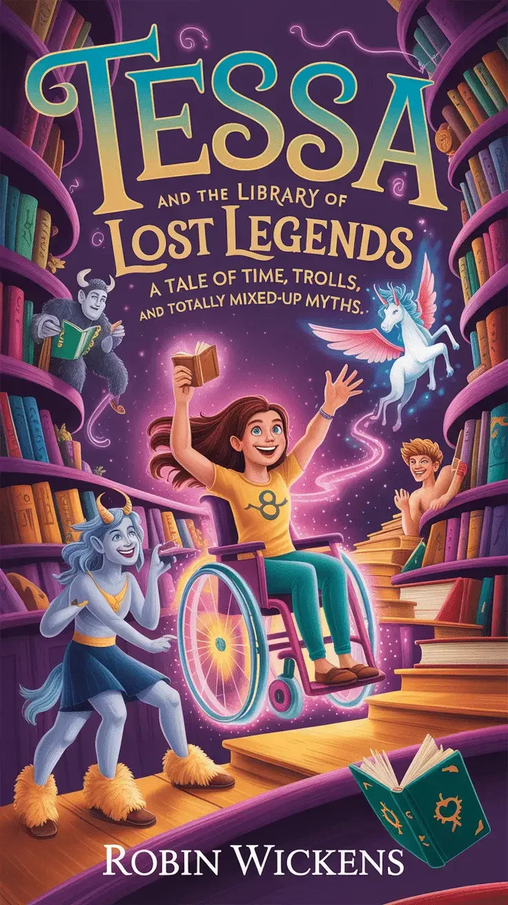 Tessa and the Library of Lost Legends: A Tale of Time, Trolls, and Totally Mixed-Up Myths-Robs Books