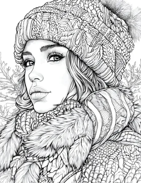 150 Winter Coloring Pages for Adults-Robs Books