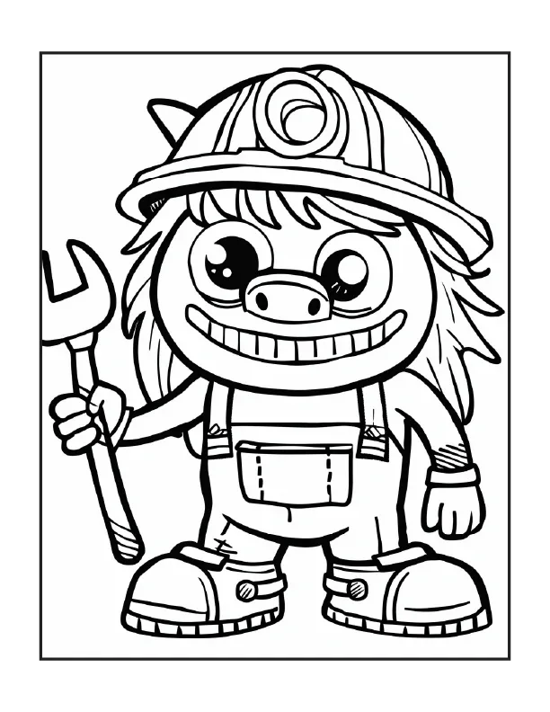 200 Cute Monsters Coloring Pages for Kids 1-Robs Books