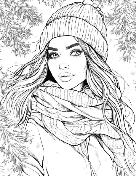 150 Winter Coloring Pages for Adults-Robs Books