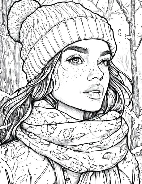 150 Winter Coloring Pages for Adults-Robs Books