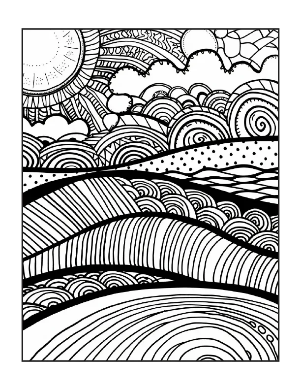 190 Zentangle Coloring Pages for Adults-Robs Books