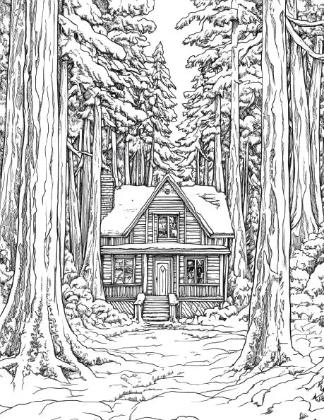 150 Winter Coloring Pages for Adults-Robs Books