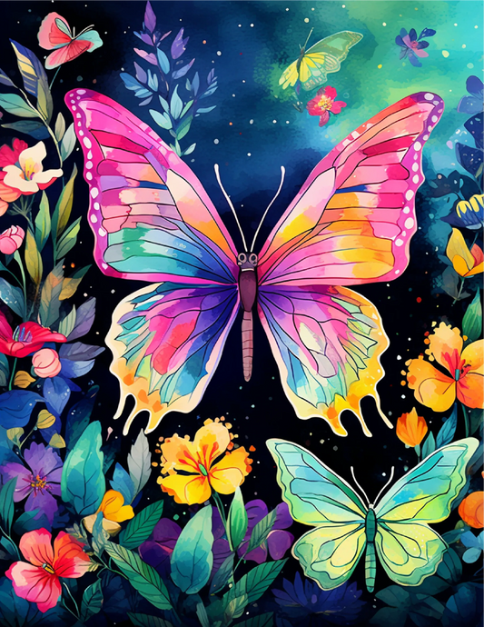 95 Butterfly Coloring Pages 1-Robs Books