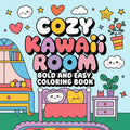 Cozy Kawaii room coloring pages - Robs Books
