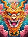 chinese dragon coloring pages for Adults 2 - Robs Books