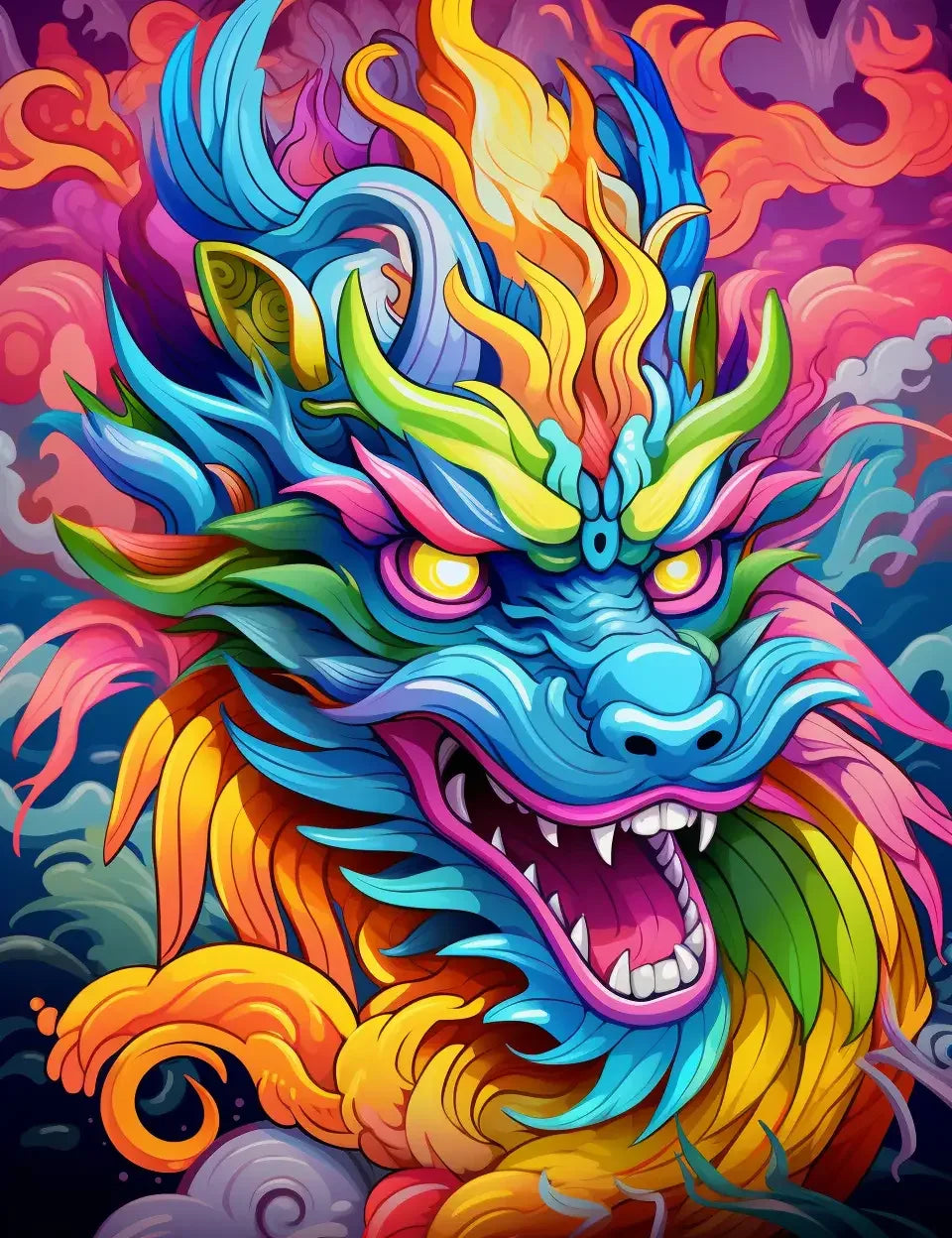 Chinese Dragon Coloring Pages For Adults 1-Robs Books