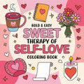 Sweet Therapy of Self Love Coloring Pages - Robs Books