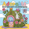 Adorable Garden Bold Easy Coloring Pages - Robs Books