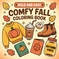 Bold and Easy Spooky Cute Coloring Pages - Robs Books