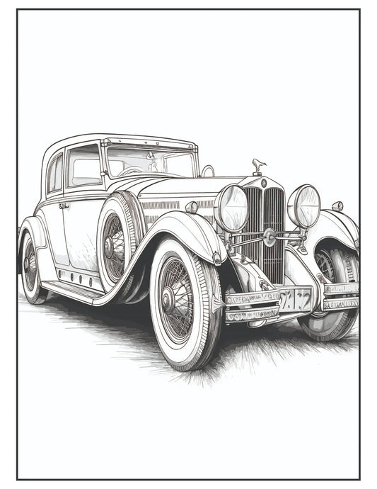 Classic Cars (75 pages)-Robs Books