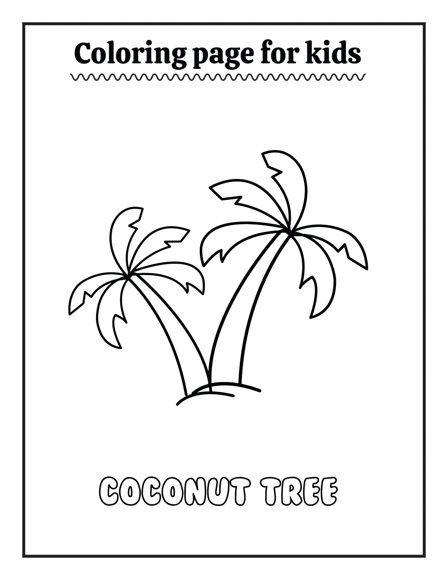 50 Summer Coloring pages for Kids-Robs Books