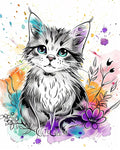 100 Kitty Cat Coloring Book - Robs Books