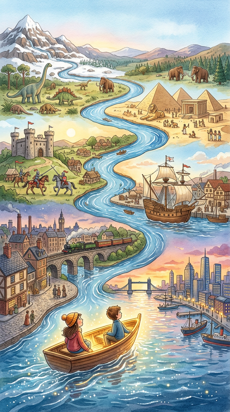 A River's Chronology Time-Travel Escapades - Robs Books