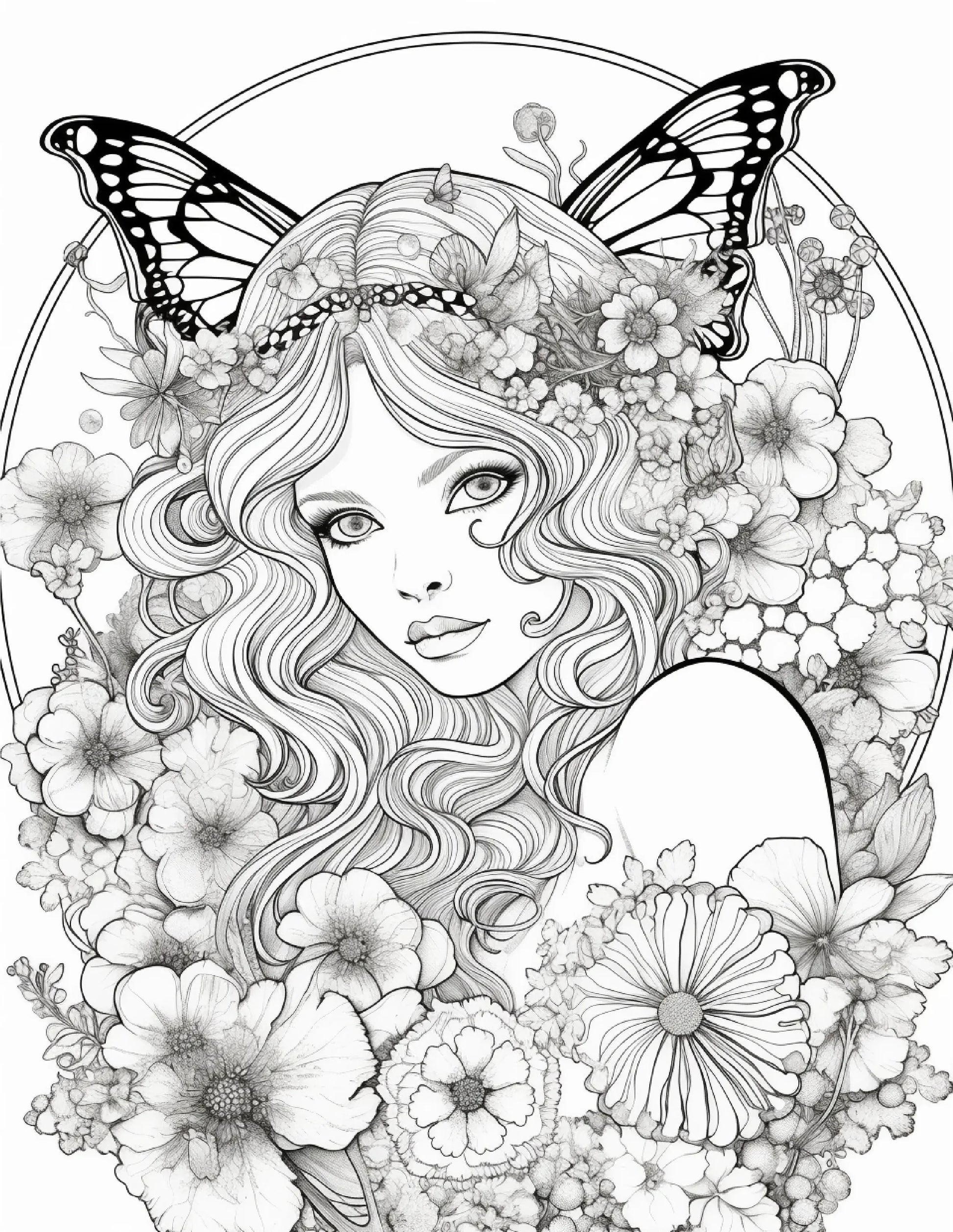 104 Forest Fairy Coloring Pages-Robs Books