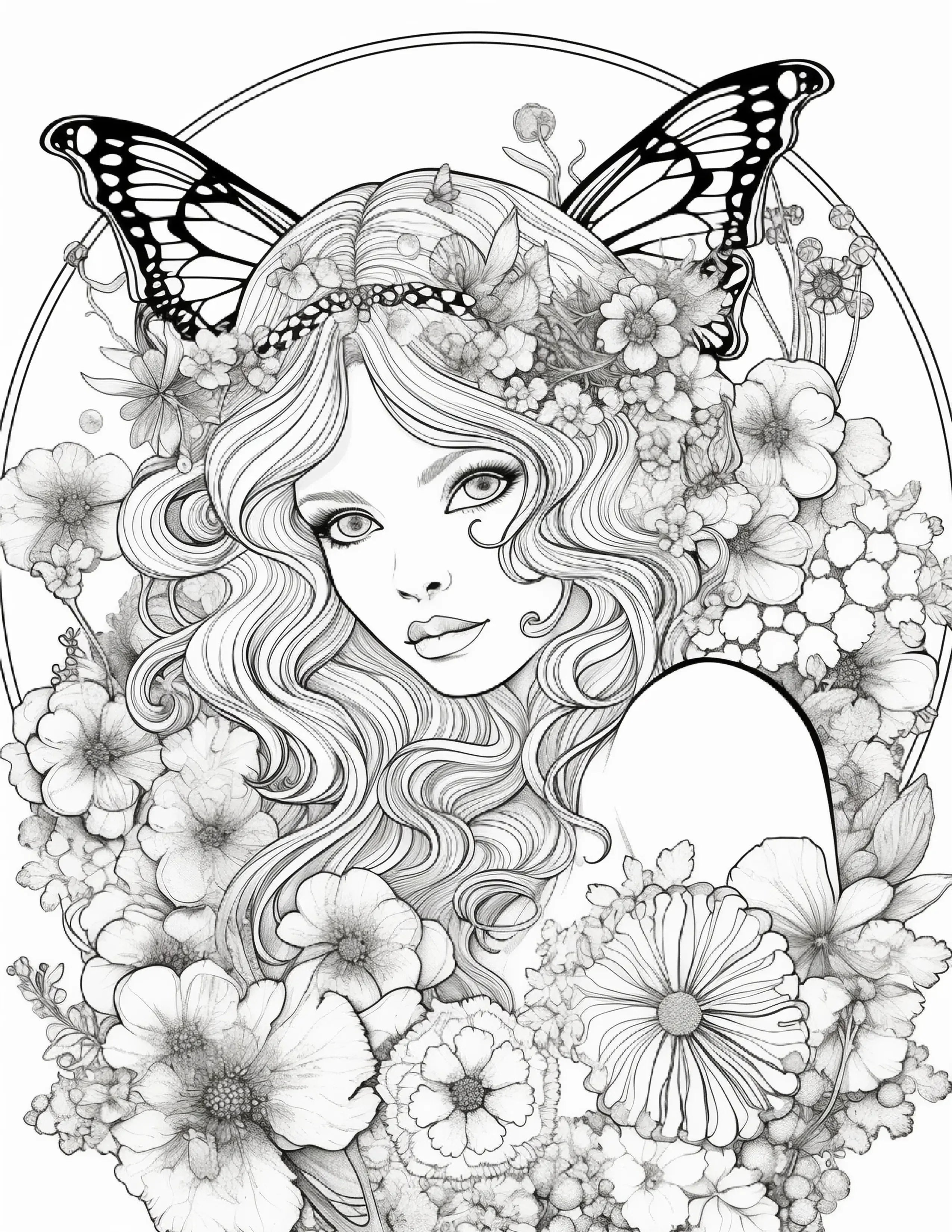 104 Forest Fairy Coloring Pages - Robs Books