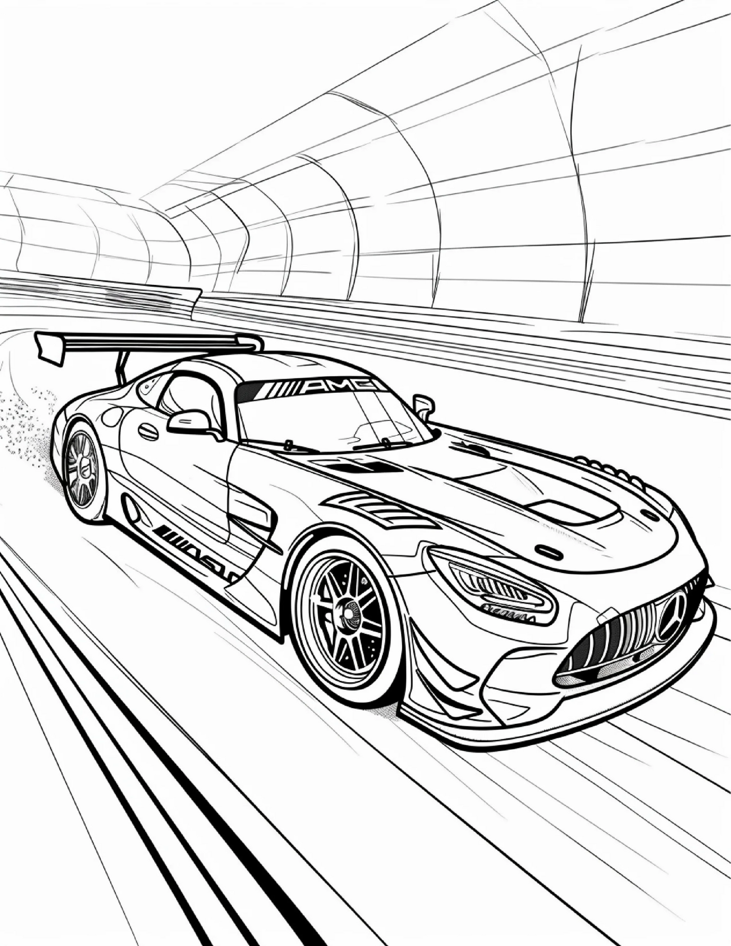 85 Sports Car Coloring Pages 2-Robs Books