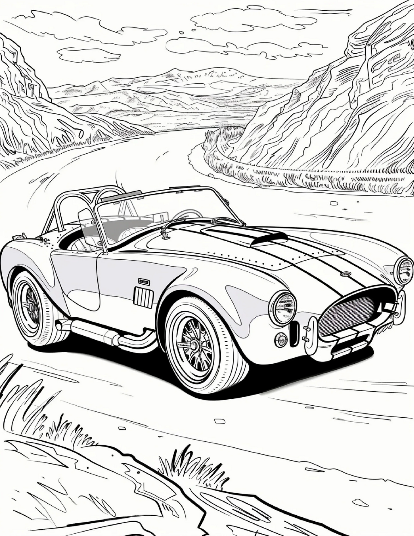 85 Sports Car Coloring Pages 2-Robs Books