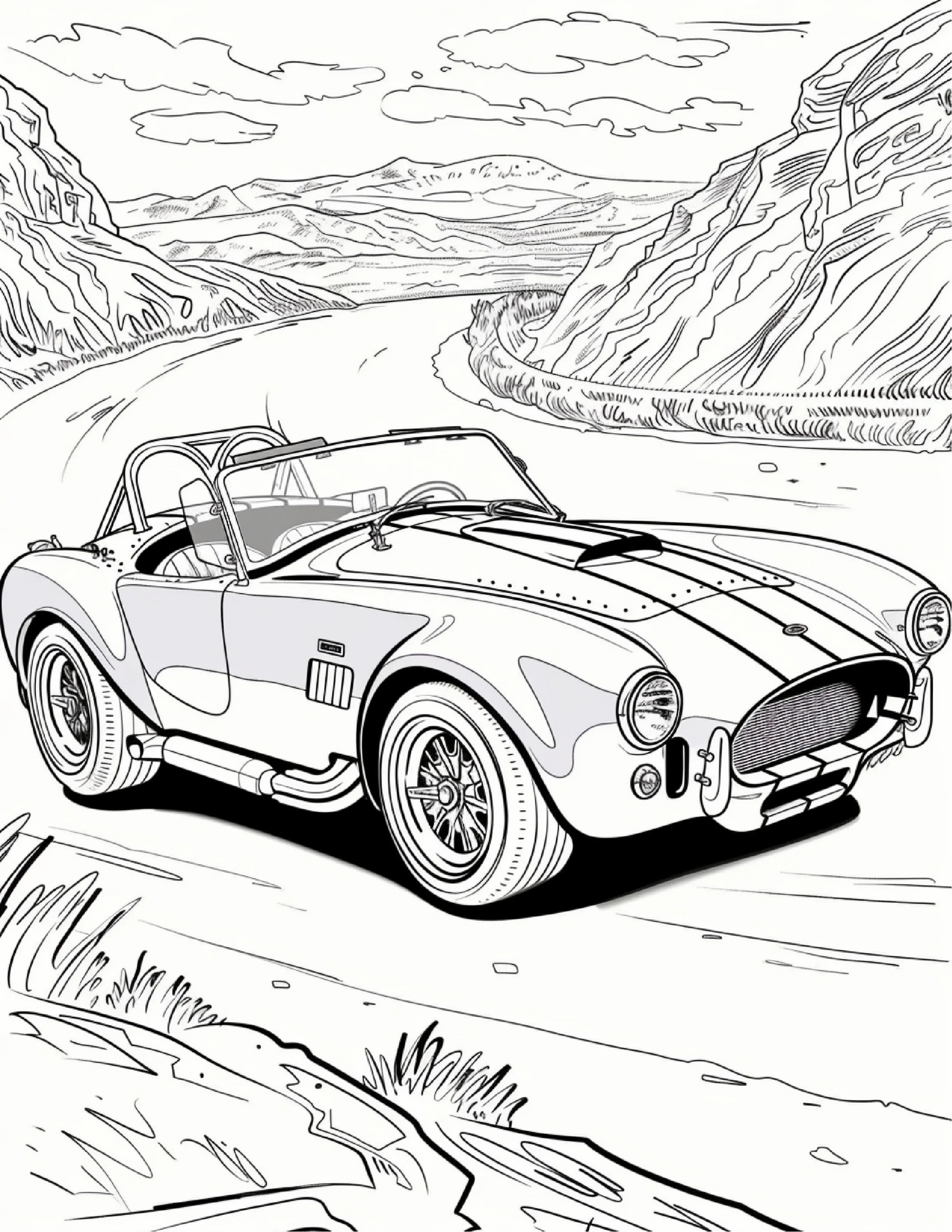 85 Sports Car Coloring Pages 2-Robs Books