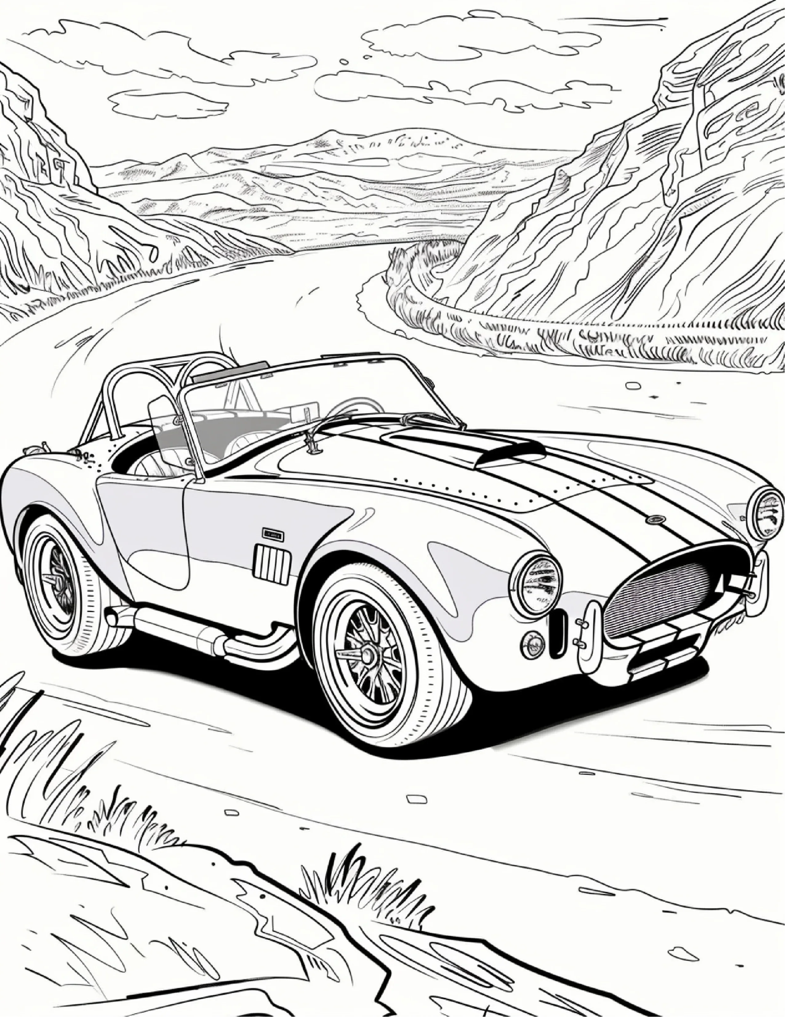 85 Sports Car Coloring Pages 2 - Robs Books