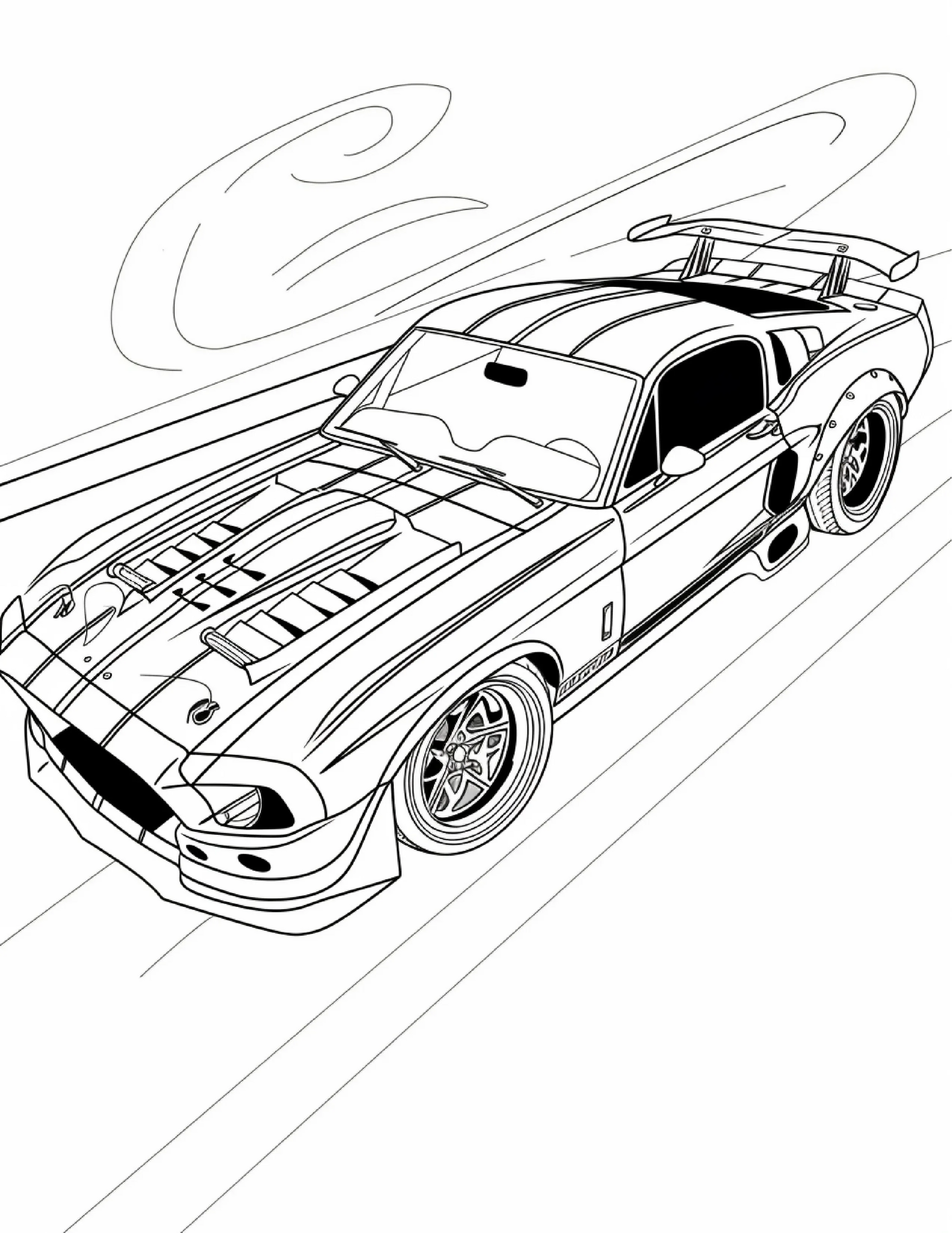 85 Sports Car Coloring Pages 1-Robs Books