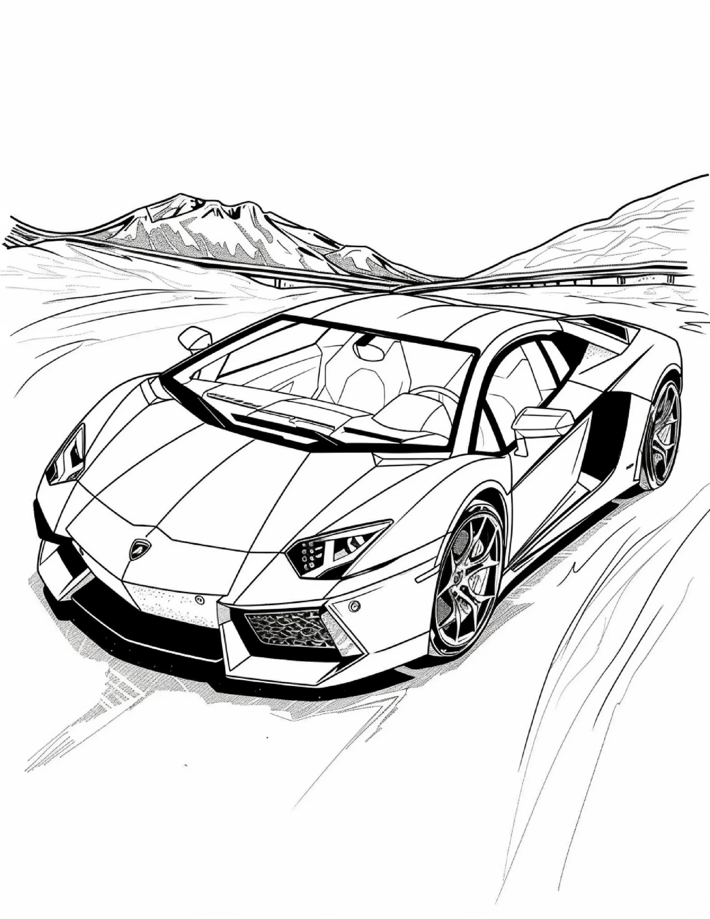 85 Sports Car Coloring Pages 1-Robs Books