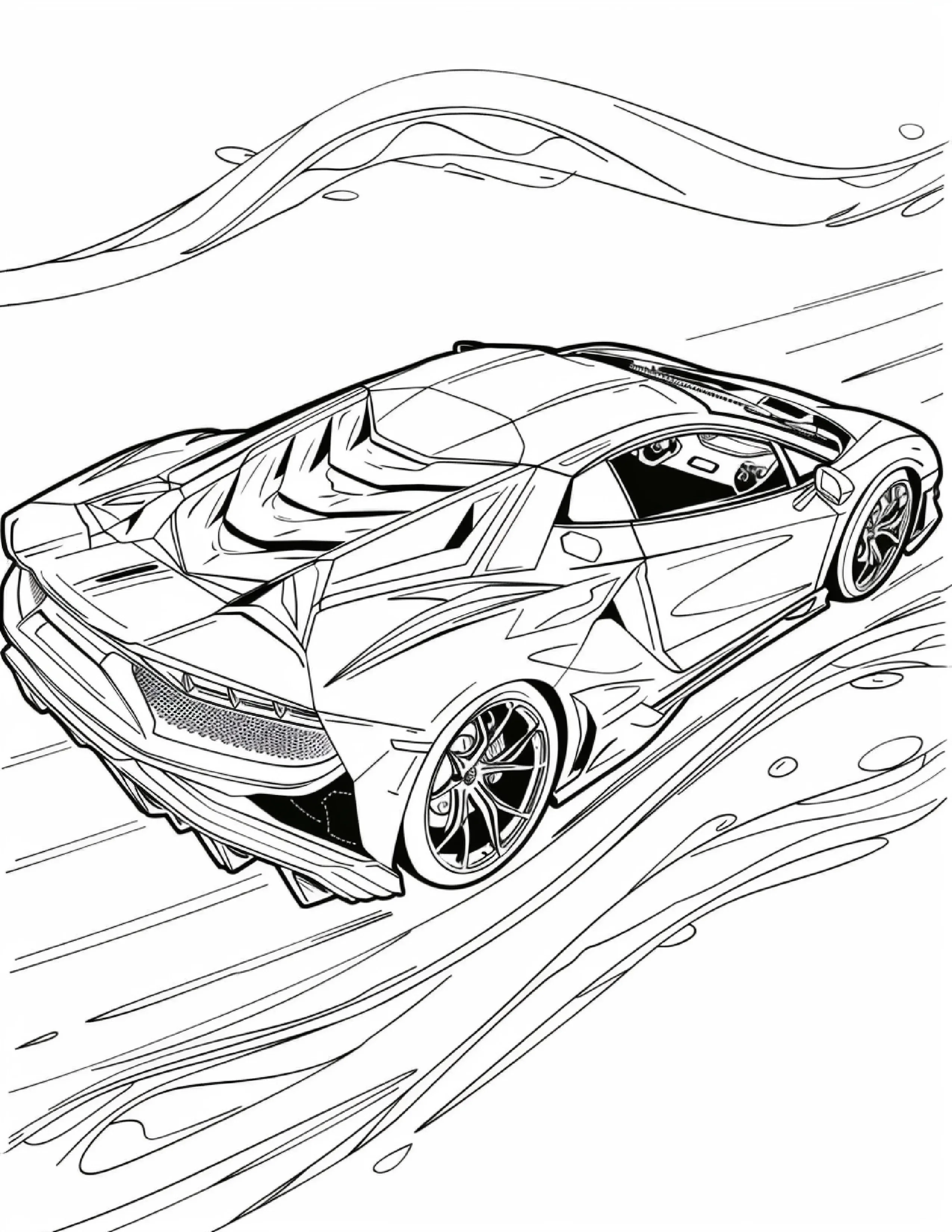 85 Sports Car Coloring Pages 2 - Robs Books