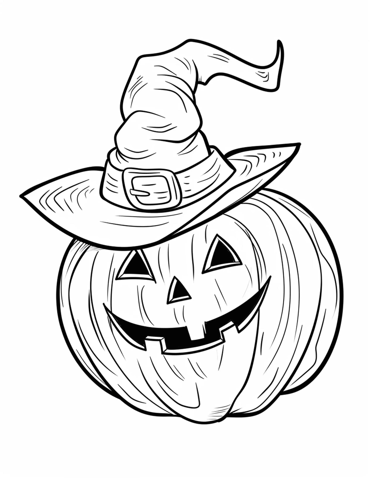 120 Halloween Pumpkin Coloring Pages-Robs Books