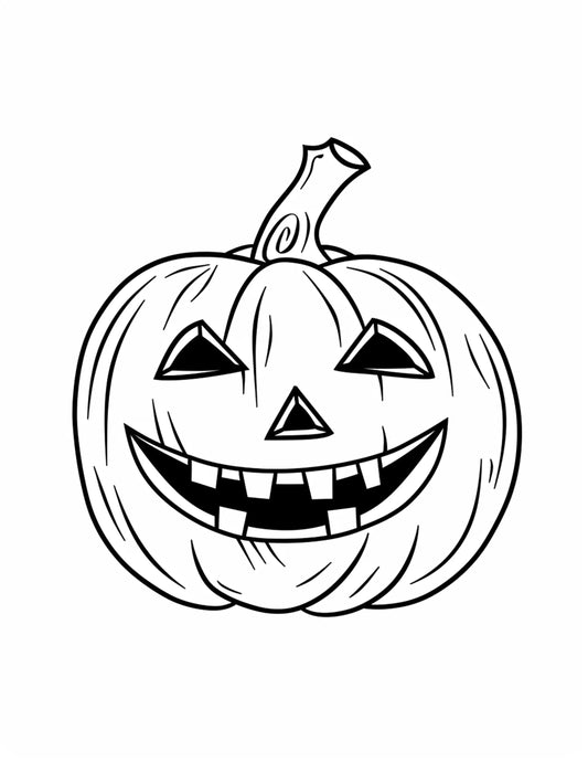 120 Halloween Pumpkin Coloring Pages-Robs Books