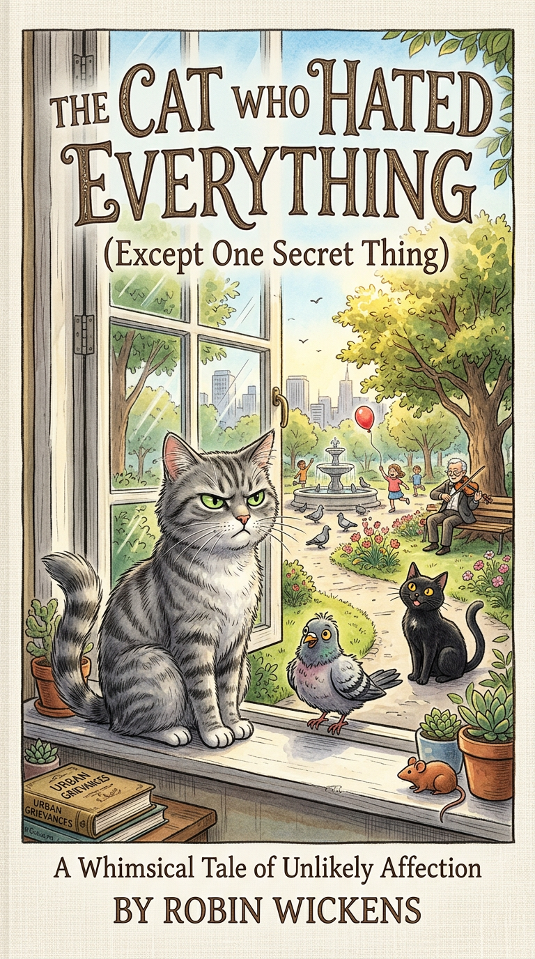 Moxie The Cat Who Hated Everything Except One Secret Thing A Whimsical Tale - Robs Books