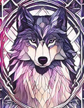 130 Stained Glass Animal Colouring Pages 1 - Robs Books