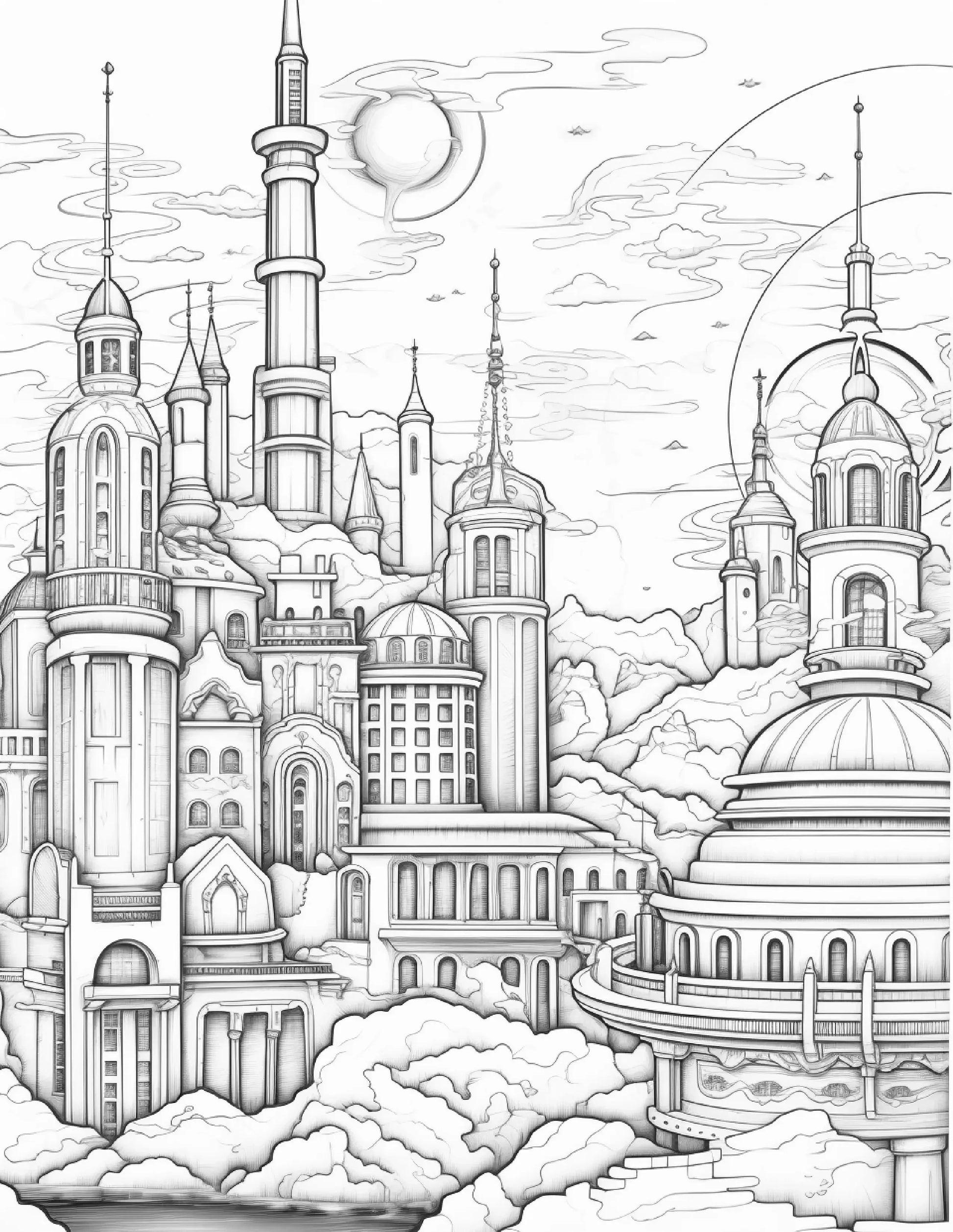 250 World of Wonders Coloring Pages-Robs Books