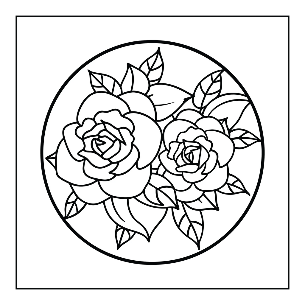 Mandala Bold and Easy Coloring Pages - Robs Books