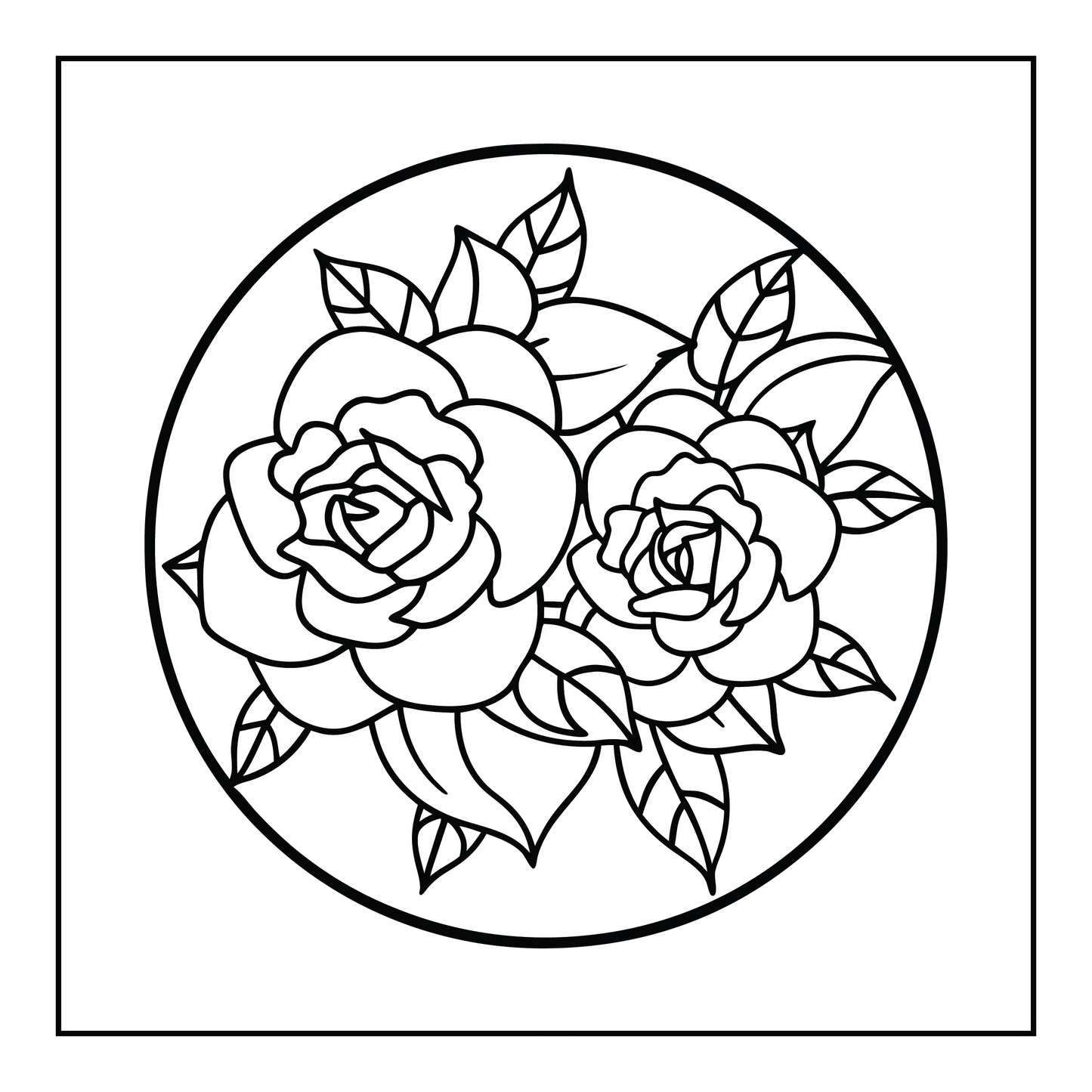 Mandala Bold and Easy Coloring Pages-Robs Books