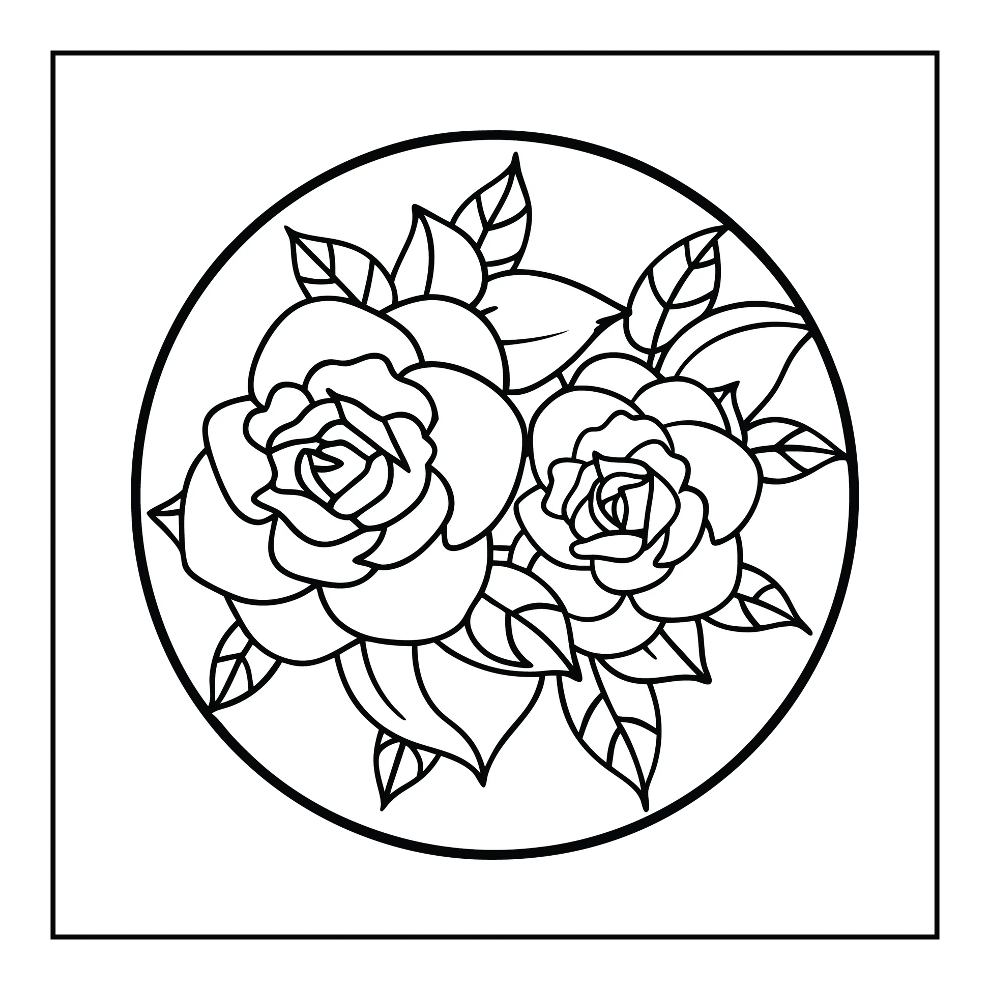 Mandala Bold and Easy Coloring Pages-Robs Books