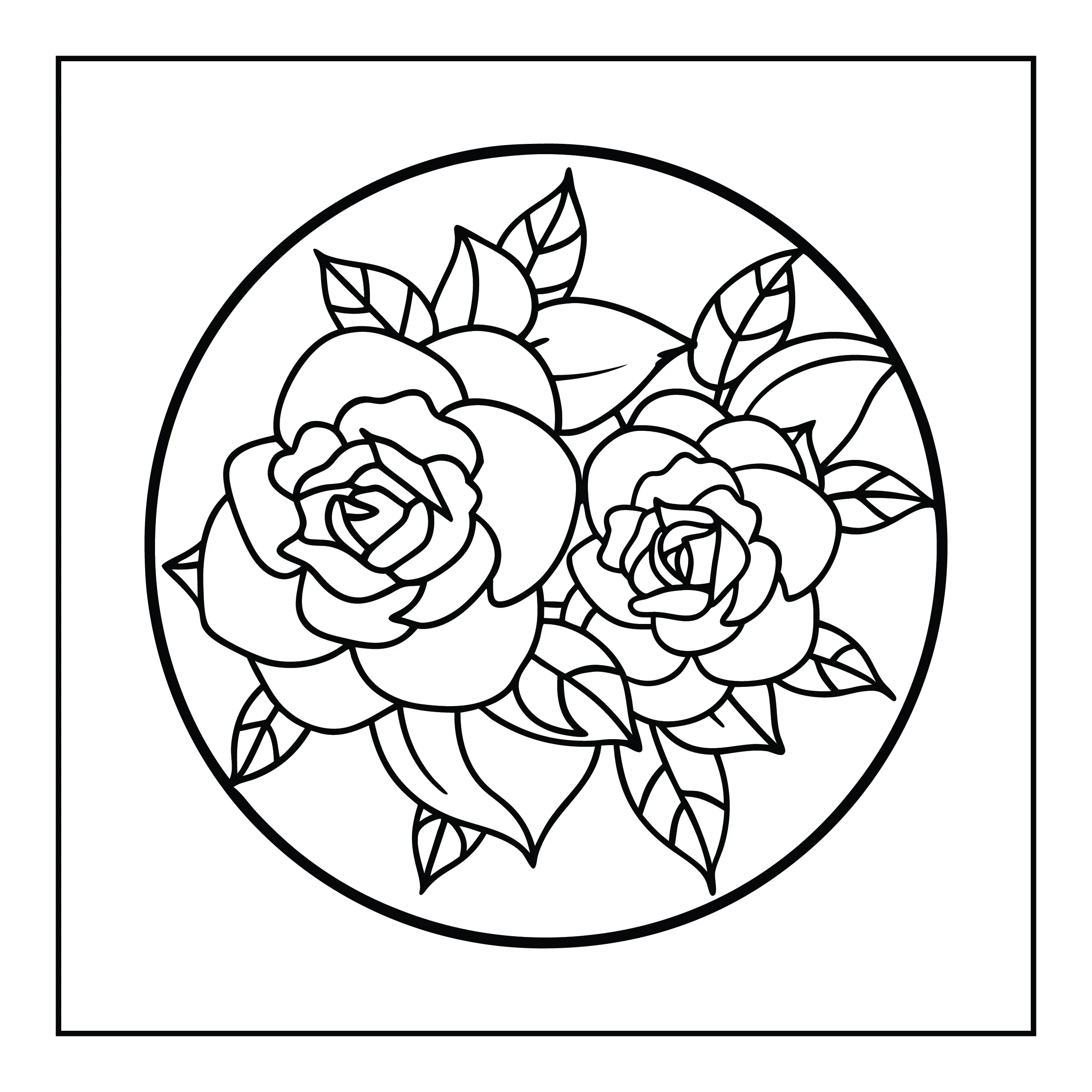 Mandala Bold and Easy Coloring Pages - Robs Books